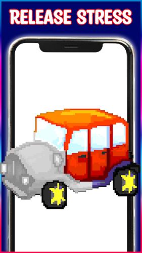 Cars Pixel Art Color by Number স্ক্রিনশট 1