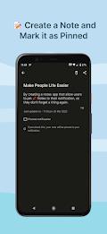Notes - Pin to notification Screenshot 1
