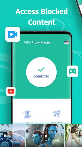 VPN Master - Vpn 安全、高速、無制限 スクリーンショット 0