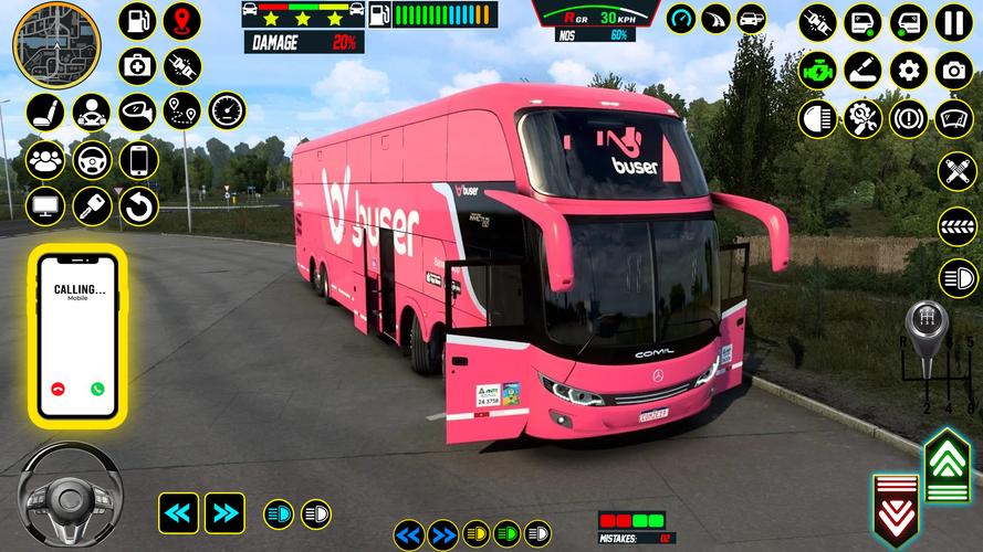 Bus Games 2023 Coach Bus Game Скриншот 1