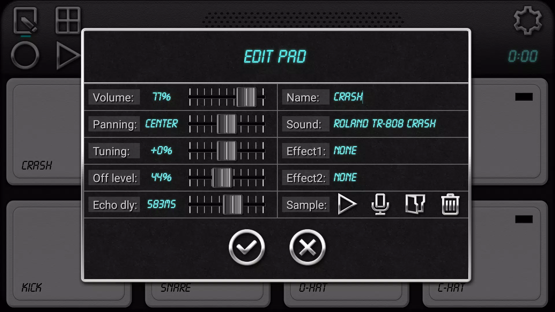 Schermata Drum Machine 3