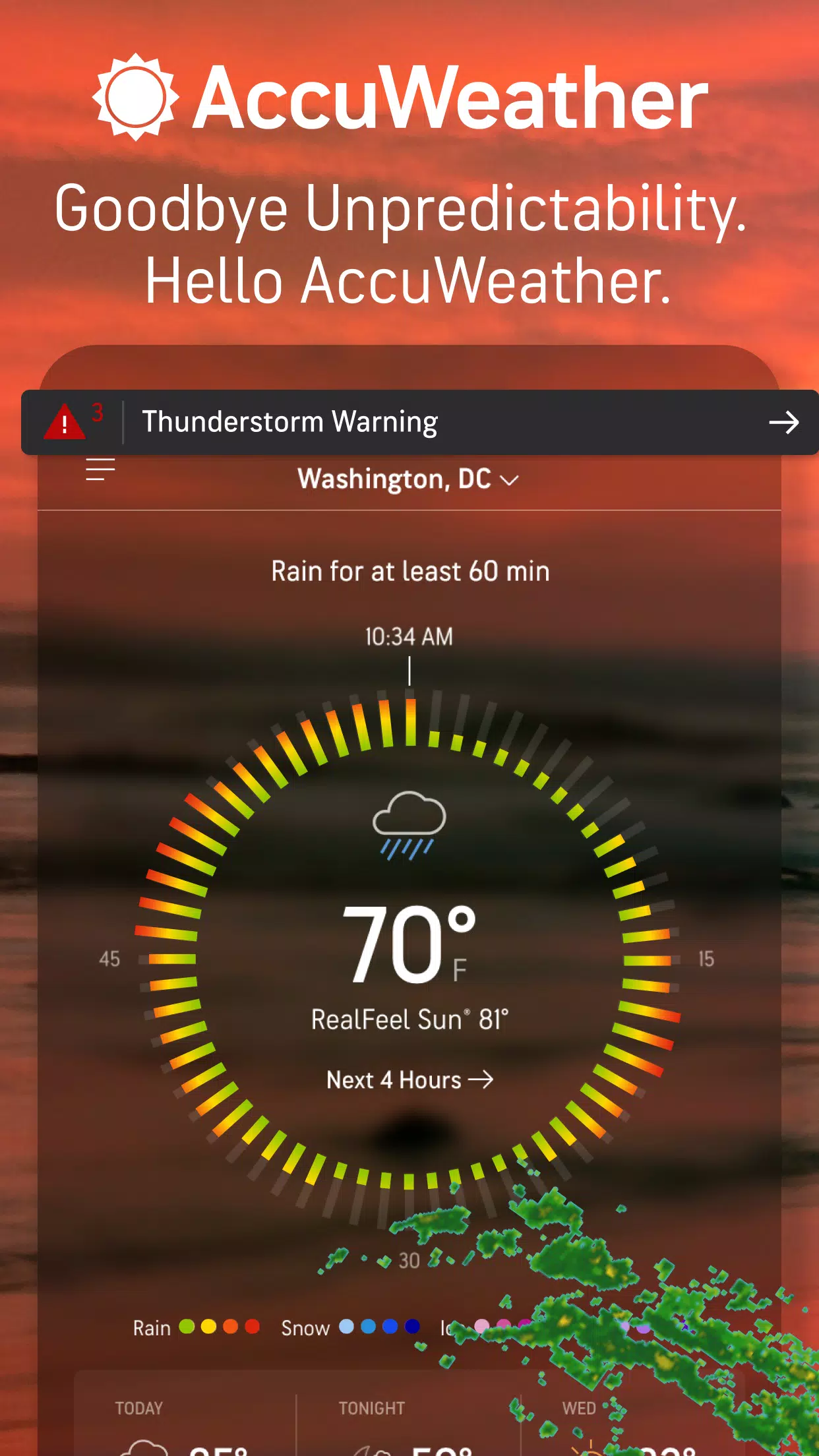 AccuWeather 螢幕截圖 0