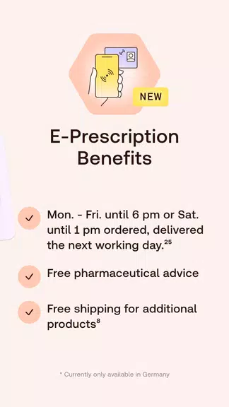 Redcare: Online Pharmacy Captura de pantalla 1