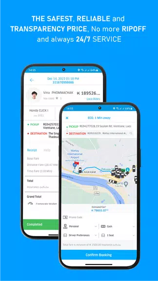 LOCA - Lao Taxi & Super App Zrzut ekranu 2