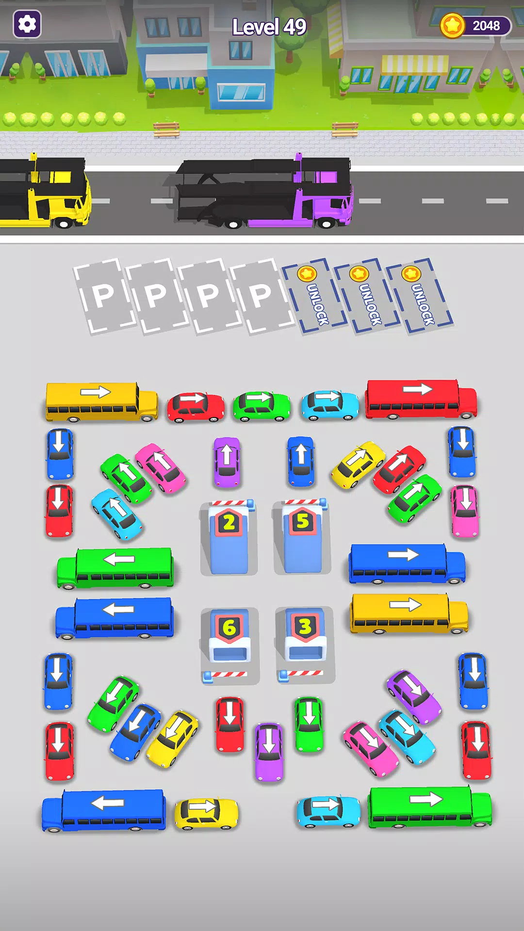 Mini Car Jam: Parking Puzzle Zrzut ekranu 0