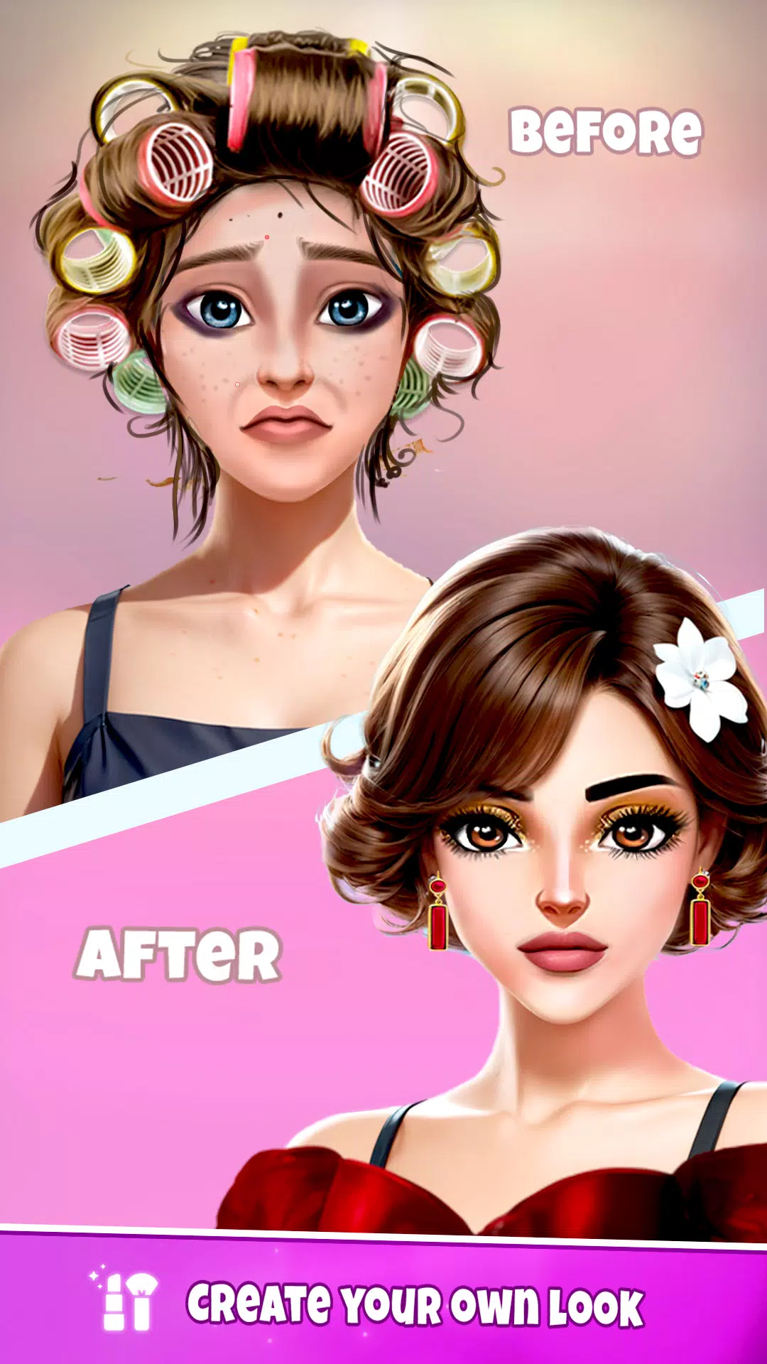 Fashion Dress Up, Makeup Game Tangkapan skrin 1