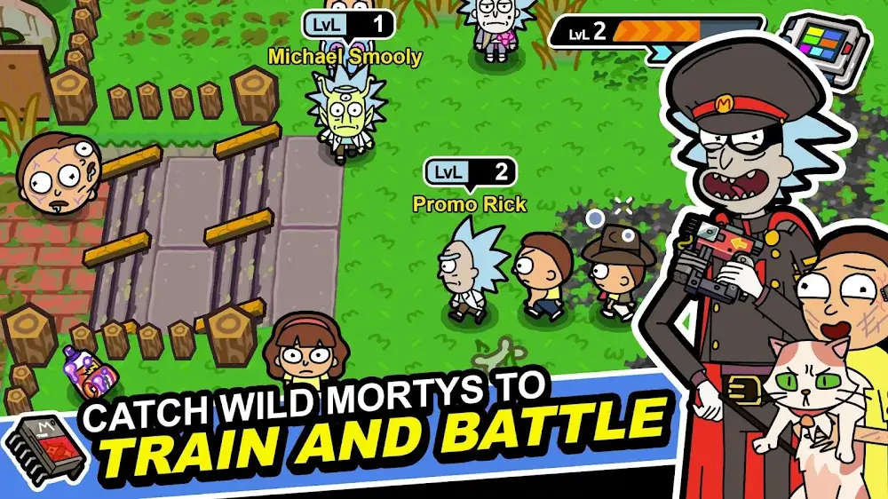 Rick and Morty: Pocket Mortys スクリーンショット 0