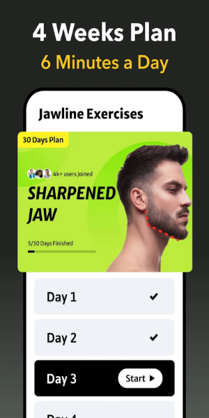 Jawline Exercises - Face Yoga 스크린샷 0