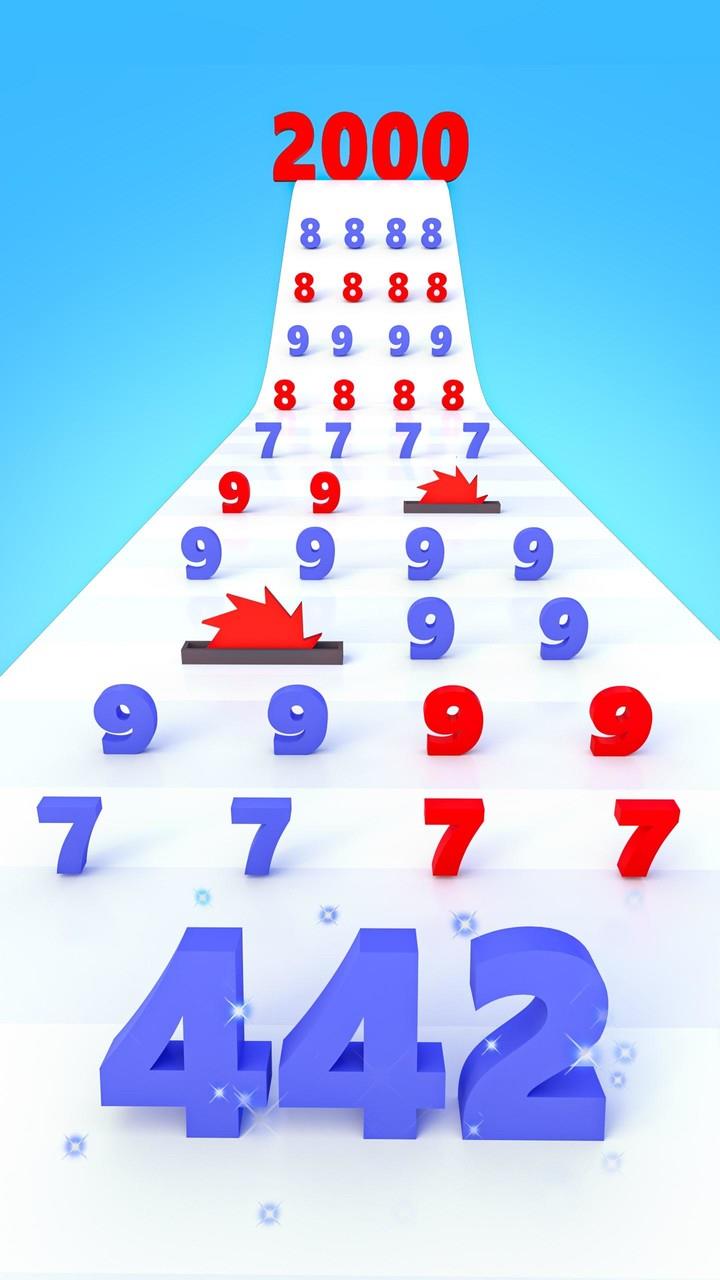 Number Run & Merge Master Game Ekran Görüntüsü 1