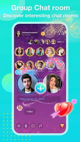 KKchat-Group Voice Chat Rooms Скриншот 1