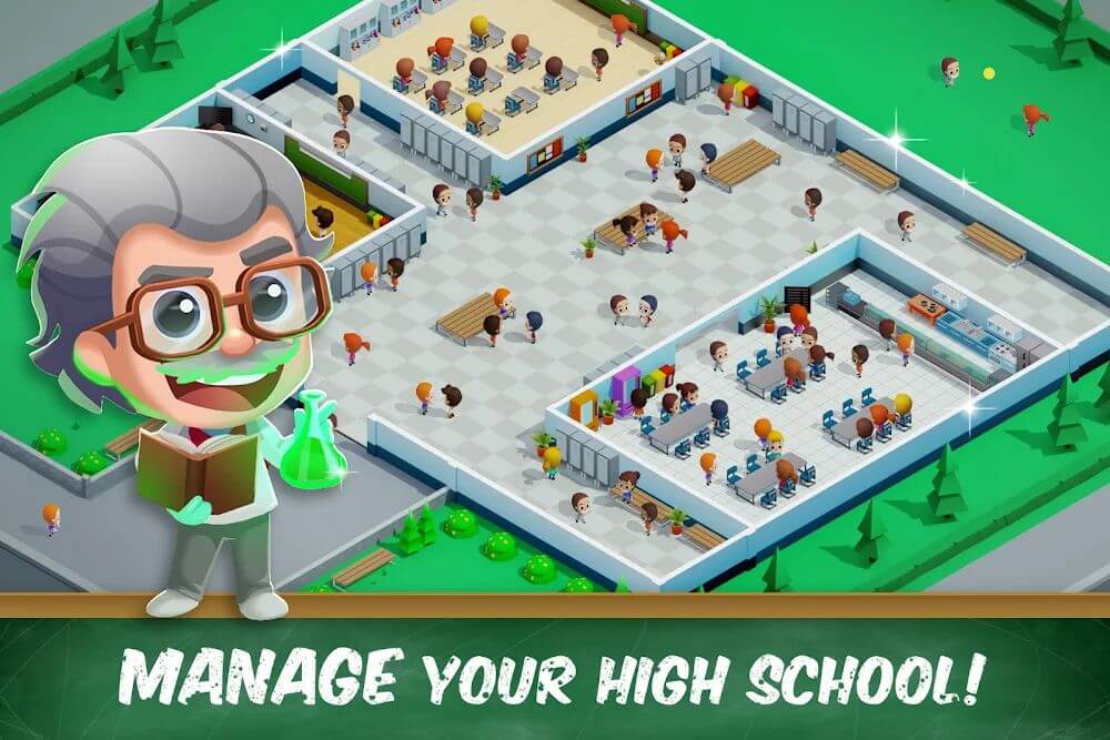 Idle High School Tycoon Mod ဖန်သားပြင်ဓာတ်ပုံ 3