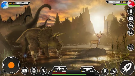 Real Dino Hunting 3D shooting ภาพหน้าจอ 1