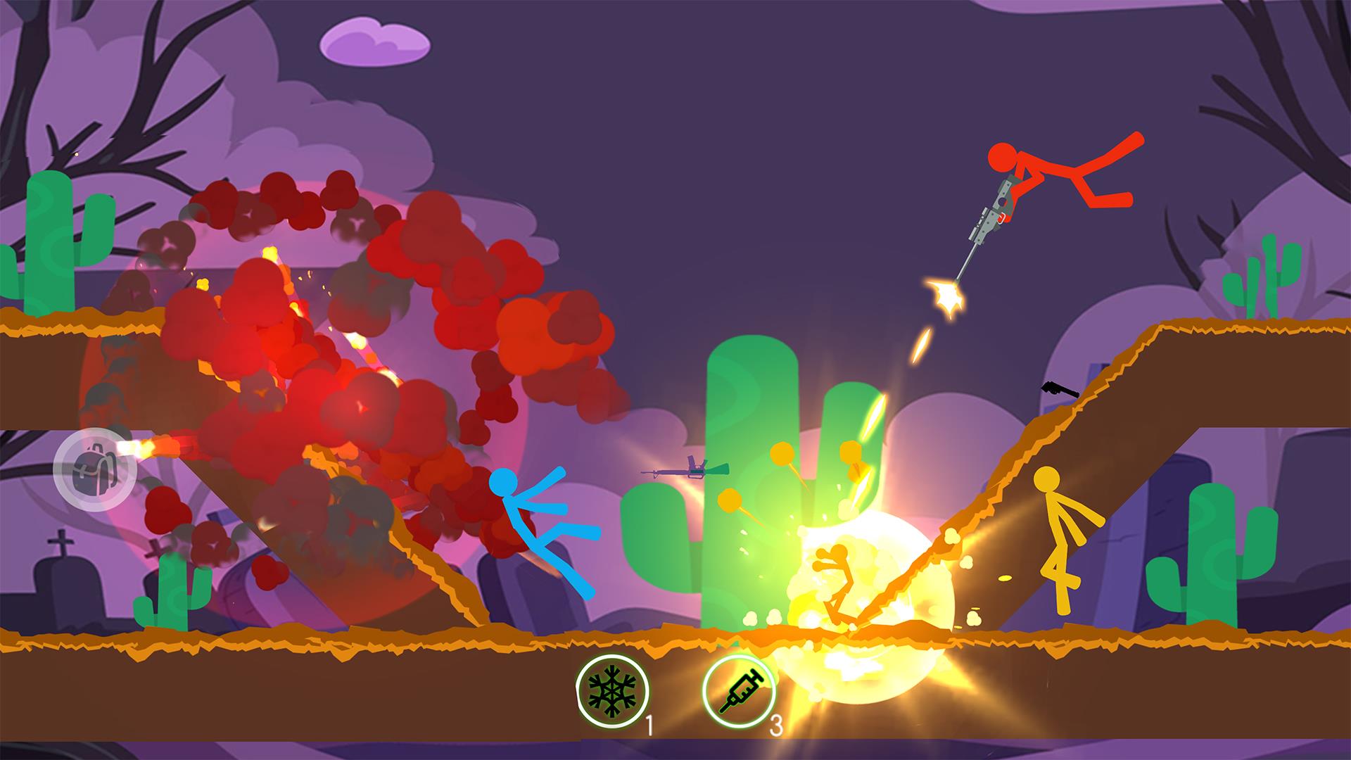 Stickman Survival Combat ภาพหน้าจอ 0