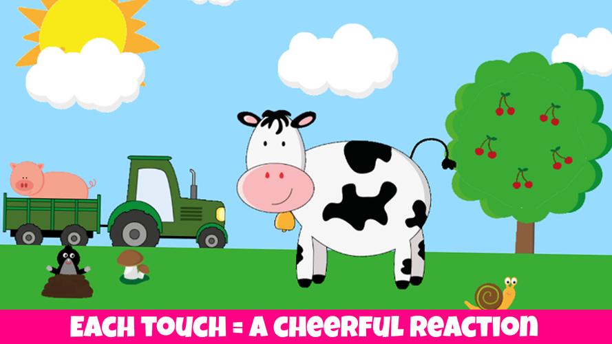 Animals, kids game from 1 year 螢幕截圖 0