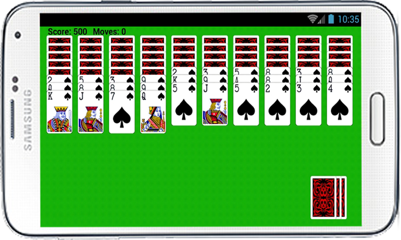 Spider Solitaire Free Game HD Capture d'écran 2