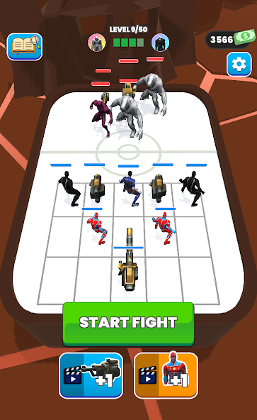 Merge Master Superhero Battle Mod Schermafbeelding 0
