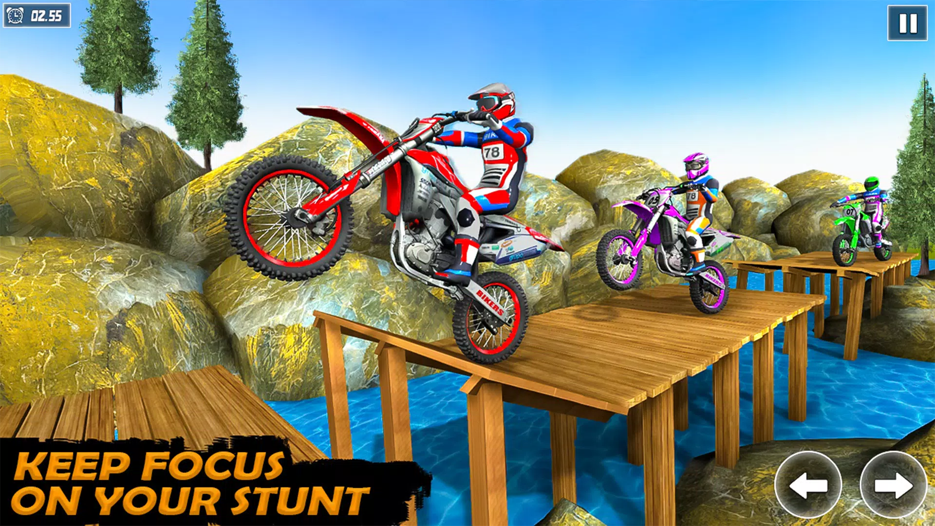 Motocross Dirt Bike Race Game Ảnh chụp màn hình 2