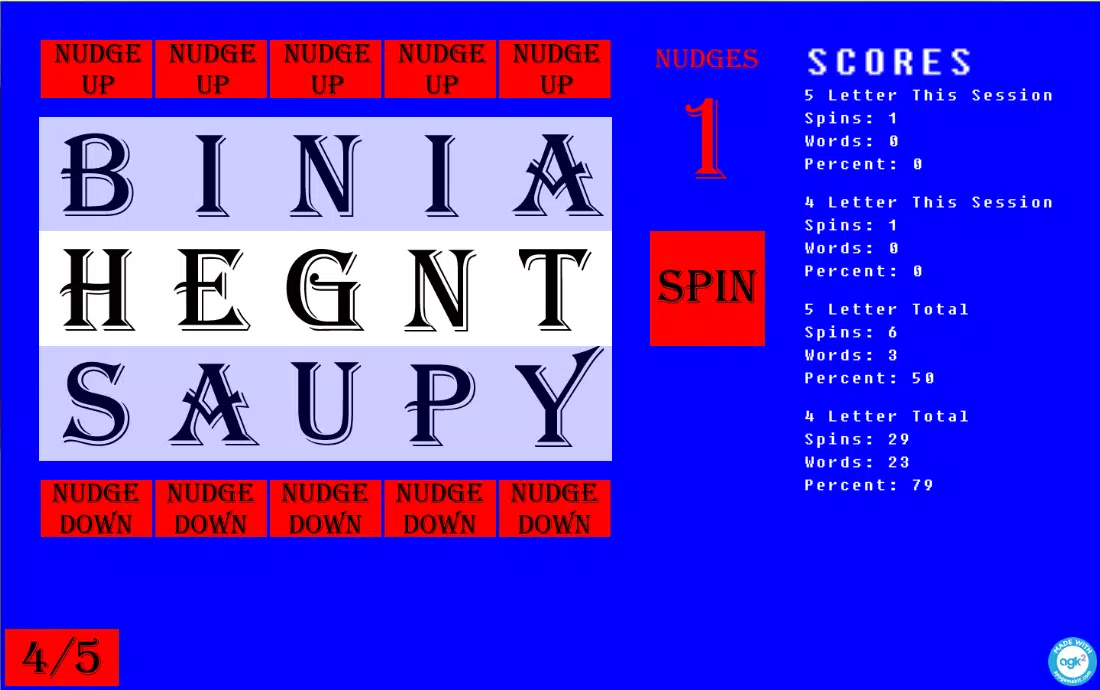 Schermata Spin Word 1