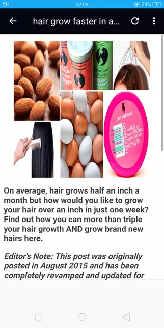 How to grow hair faster Ảnh chụp màn hình 0