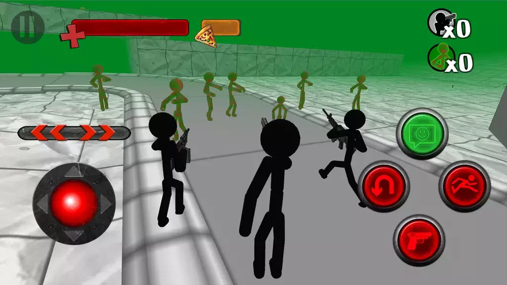 Stickman Zombie 3D Captura de tela 2