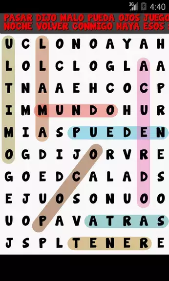 Word Search multilingual Captura de pantalla 3