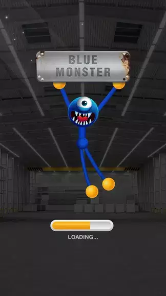 Blue Monster: Stretch Game Ekran Görüntüsü 0