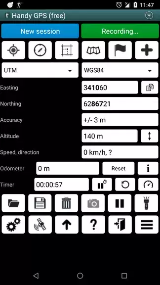 Handy GPS lite ဖန်သားပြင်ဓာတ်ပုံ 0