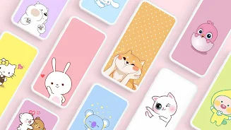 Cute Kawaii Wallpapers 4K ภาพหน้าจอ 0