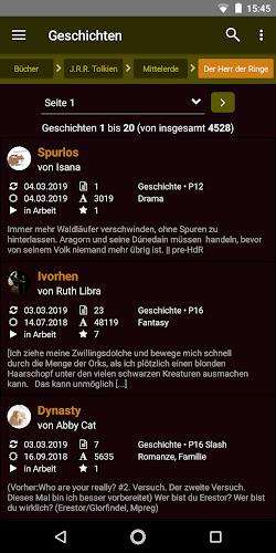 FanFiktion.de Screenshot 3