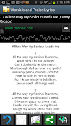 Schermata Worship and Praise Lyrics 3