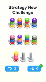 Nuts & Bolts, Color Screw Sort Скриншот 1