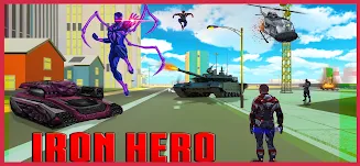 Spider Hero vs Iron Avenger 스크린샷 1