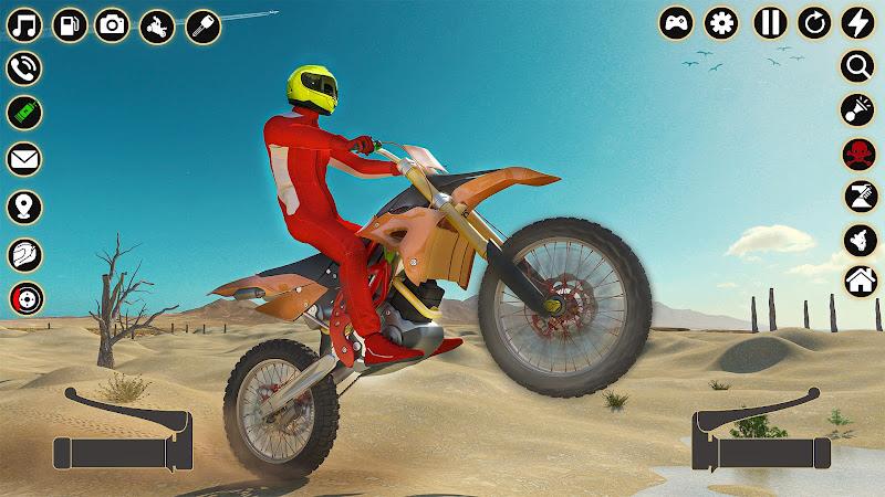 Wheelie Dirt Bike Games Schermafbeelding 2