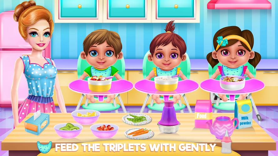 Crazy Mommy Triplets Care Schermafbeelding 3