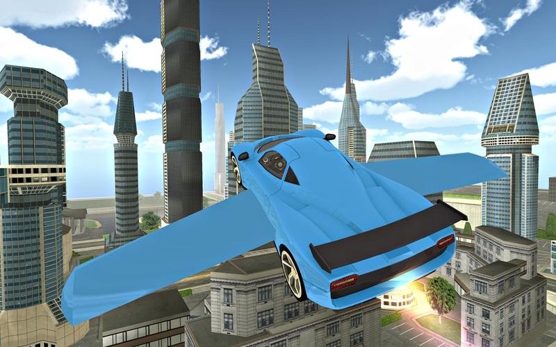 Flying Car Simulator Xtreme 3D 螢幕截圖 2