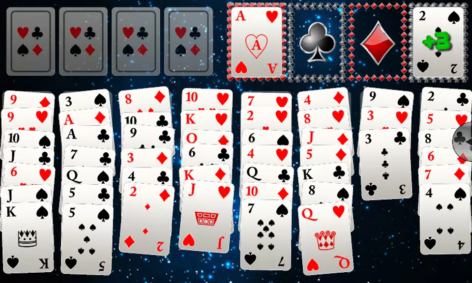 Ultimate FreeCell Solitaire 3D 螢幕截圖 2