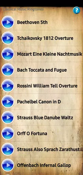 Classical Music Ringtones Captura de tela 0