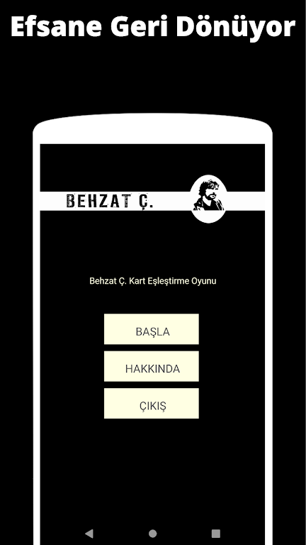 Behzat C. Card Matching Game Tangkapan skrin 0