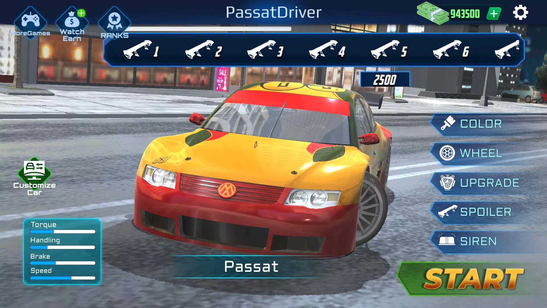 Passat High-Speed Traffic Race Скриншот 3