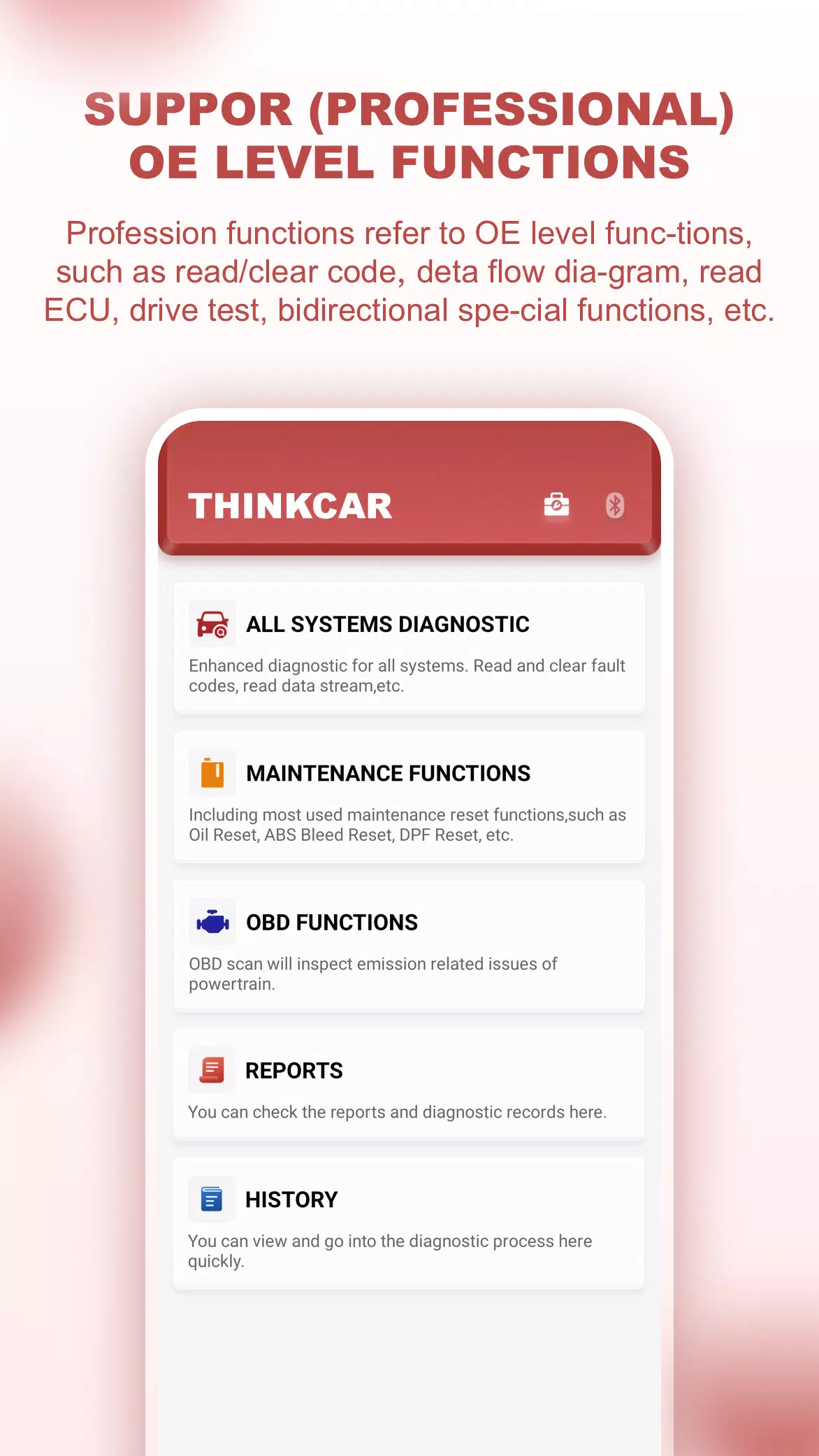 ThinkCar pro Ekran Görüntüsü 0