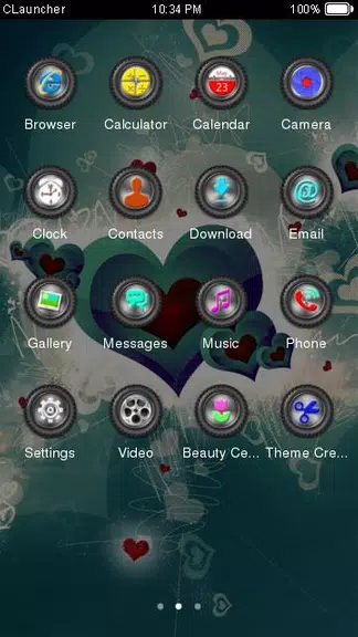 Best Heart Theme HD Captura de pantalla 1