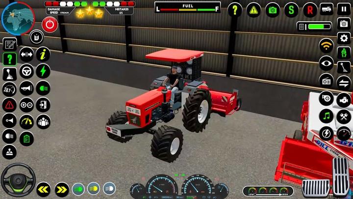 Tractor Farming Tractor Games ဖန်သားပြင်ဓာတ်ပုံ 1