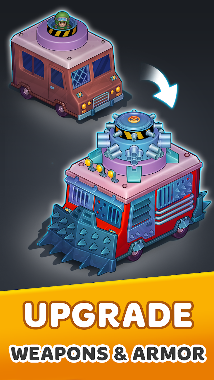 Zombie Van: Tower Defense TD Ekran Görüntüsü 0