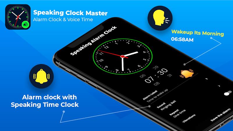 Speaking Clock - Talking Clock Schermafbeelding 0