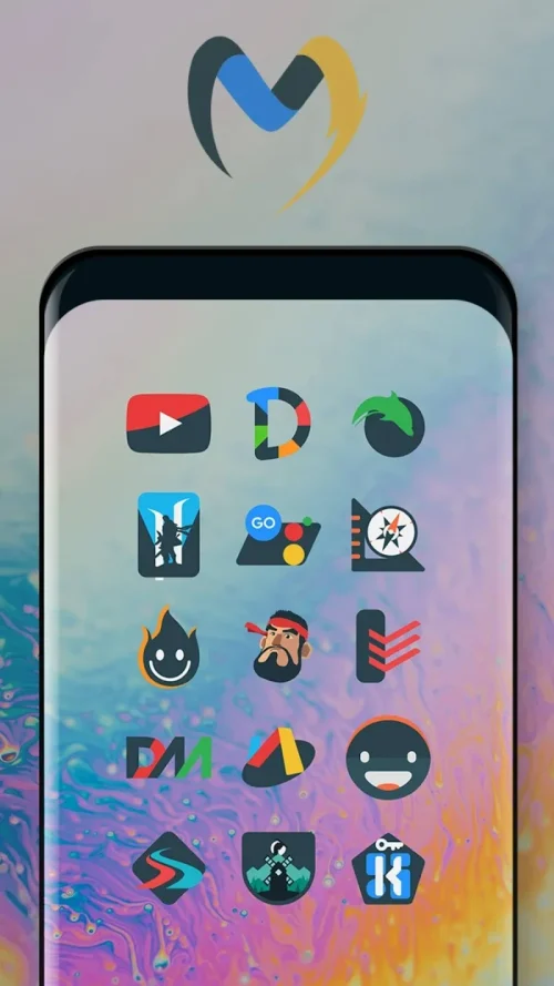 Schermata Material UI Dark Icon Pack 2