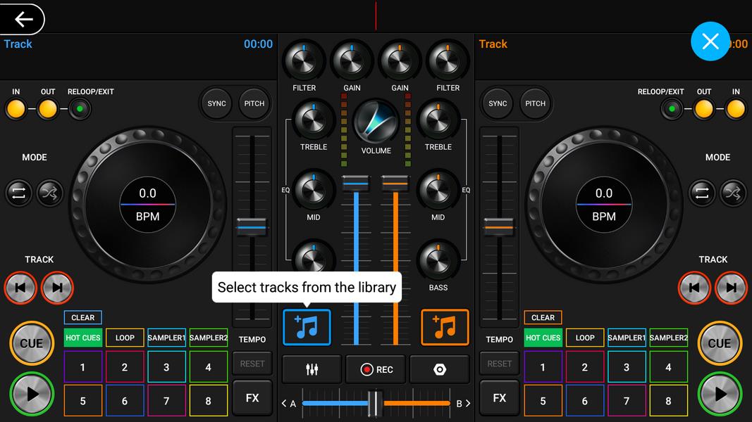 DJ Music Mixer - 3D DJ Player Screenshot 1