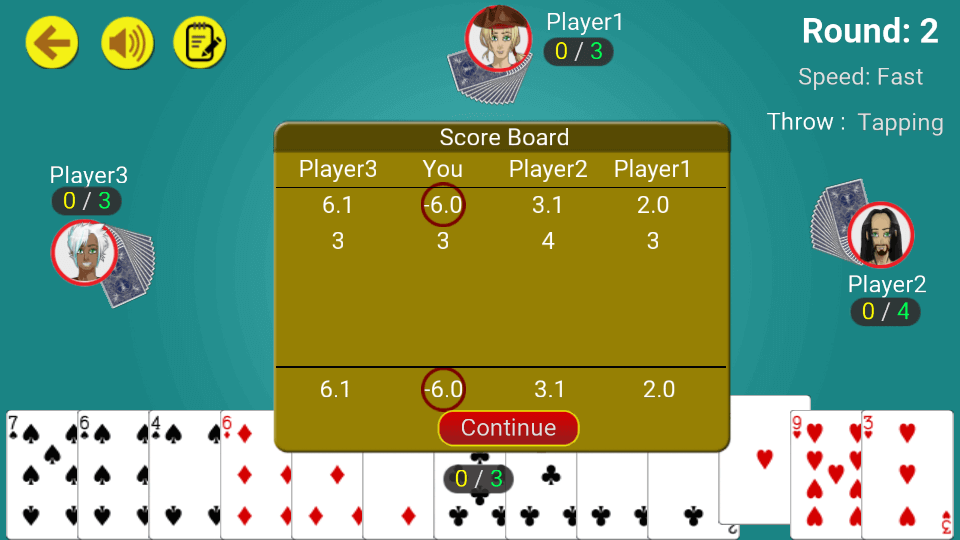 Call break : Offline Card Game应用截图第3张