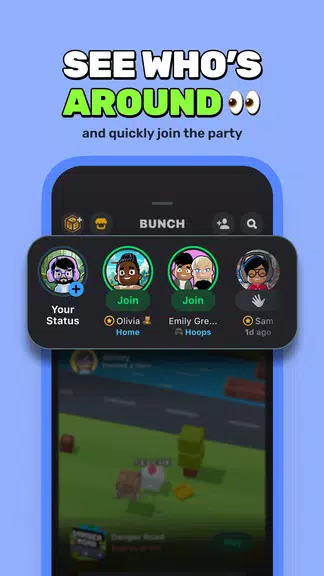 Bunch: Hangout & Play Games Captura de pantalla 1