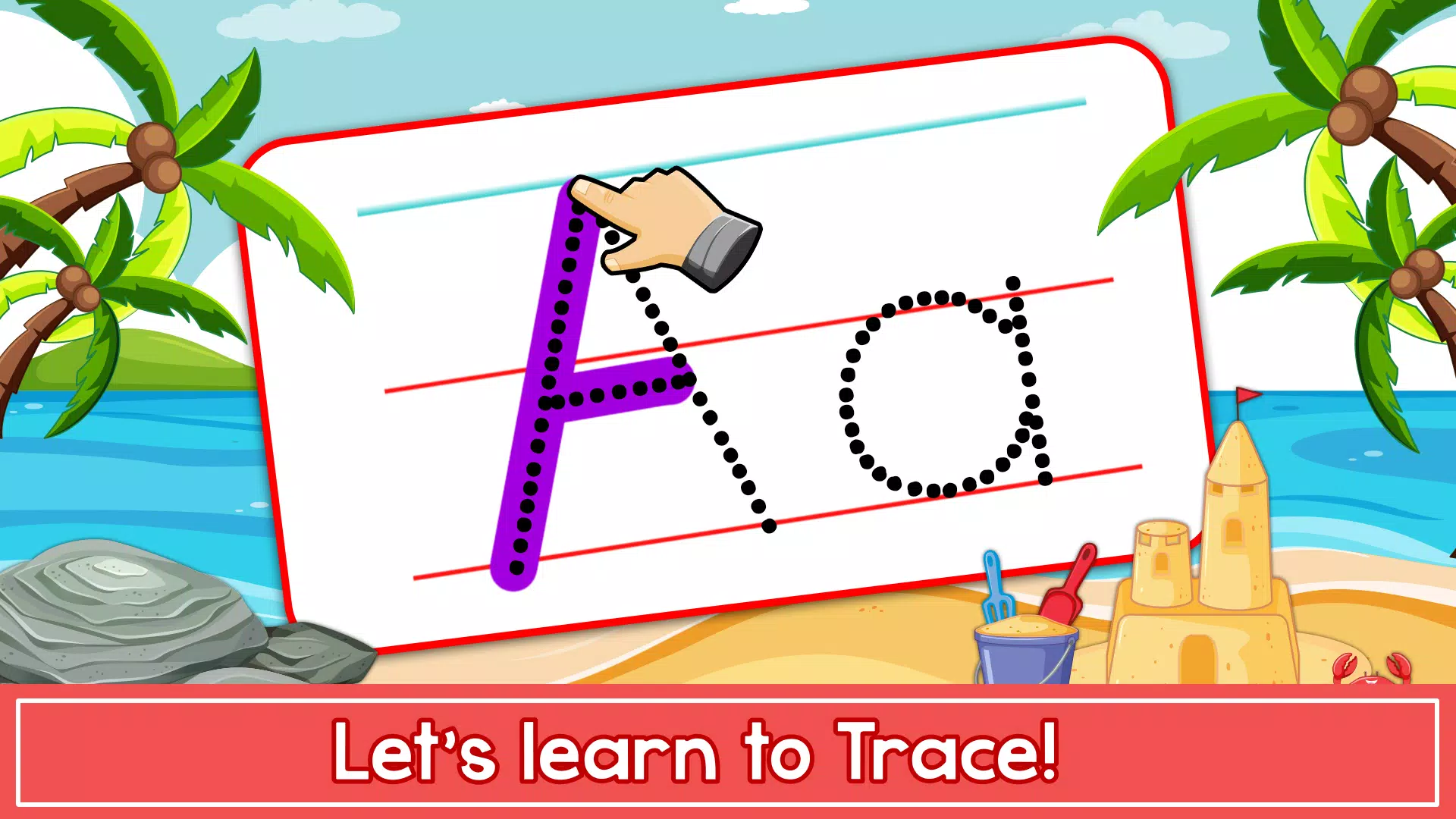 ABC Tracing Kids Learning Game स्क्रीनशॉट 0