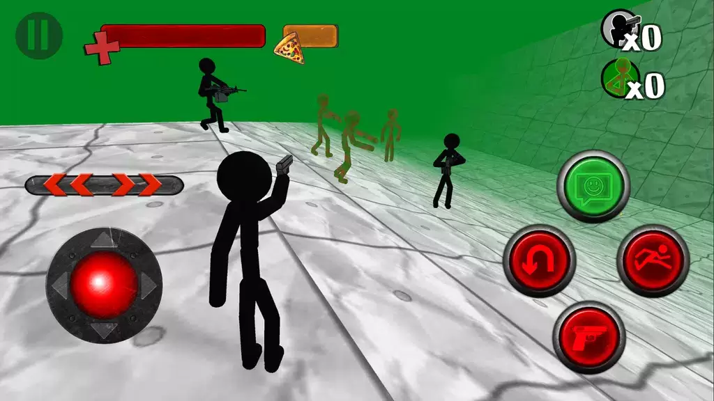 Stickman Zombie 3D ภาพหน้าจอ 3